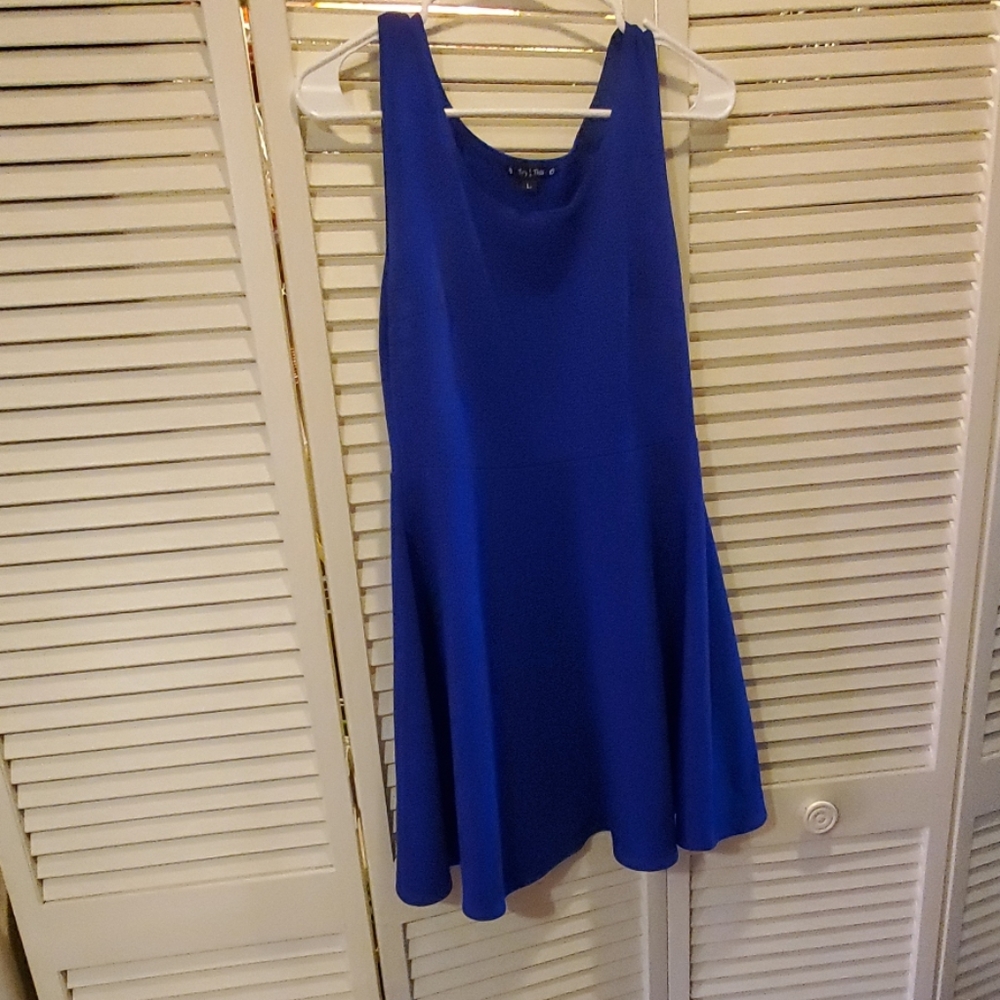Royal Blue mini dress